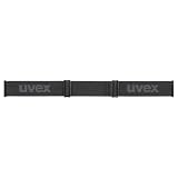 uvex pyrit pro FM, Gogle narciarskie unisex-dorosły, black matt/mirror ruby, one size