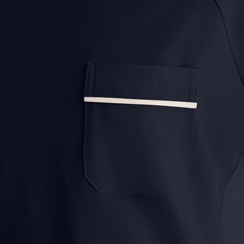 Xiaojmake Men's Pajamas Set 2 Piece Casual Lightweight Comfy Loose Fit Long Sleeve Wide Leg Sleepwear Home Wear Cozy Outfits3