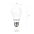 SYLVANIA LED Light Bulb, 40W Equivalent A19, Efficient 6W, Medium Base, Frosted Finish, 450 Lumens, Daylight ,2 Count (Pack of 1)