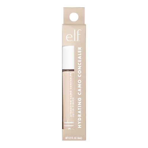 e.l.f. Hydrating Camo Concealer, Covers Blemishes & Under-Eye Circles, Full-C...