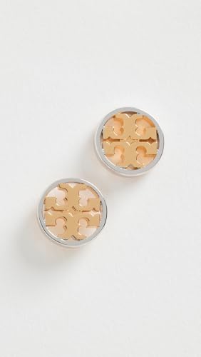 Image of Tory Burch Women's Icon Circle Stud Earrings
