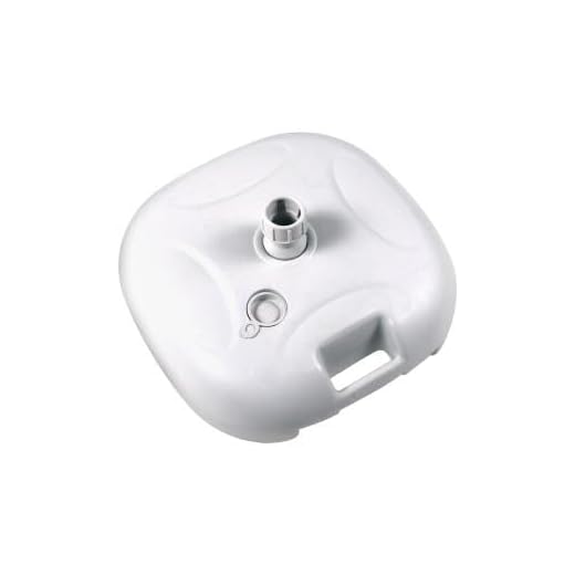 Suporte Base Ombrelone Plástico Água Ou Areia 18kg Preto