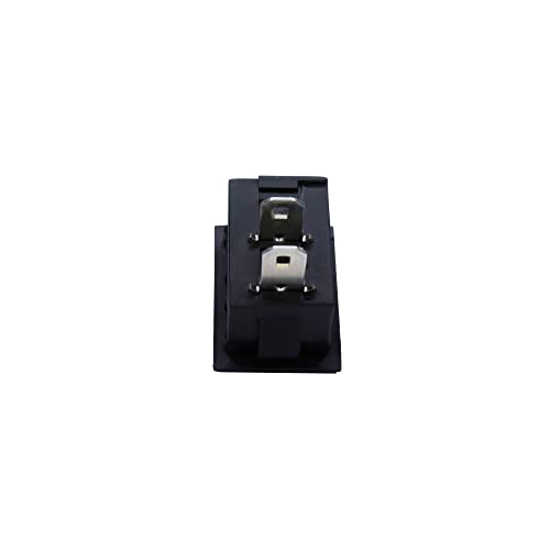 Image of Electronic spices Small Mini Boat Snap-in 2-Pin Plastic On /Off Rocker Switch Button (100psc) (BLUE)