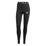adidas Donna TECHFIT Stash Pocket Full Length Leggings, Black, S