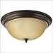 Progess Alabaster 3-Lt Close-to-Ceiling Light Antique Bronze - P3926-20T
