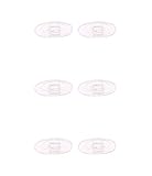 NicelyFit Clear Push-on Snap-in Nose Pads for Oakley Eyeglass Glass Frames Eyewear etc. (3 Pairs)