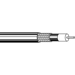 2000FT Belden 7810A RF400 50 OHM Polyethylene Jacket Solid HDPE Insulation PE Black Coax RG8 Type Cable