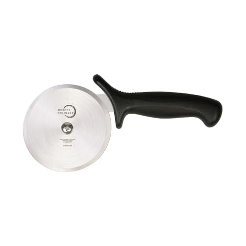 Mercer Culinary M18604BK Millennia Pizza Cutter with Black Handle, 4-Inch Wheel