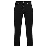 Levi's 501 Crop Vaqueros, Black Sprout, 34W / 28L Mujer