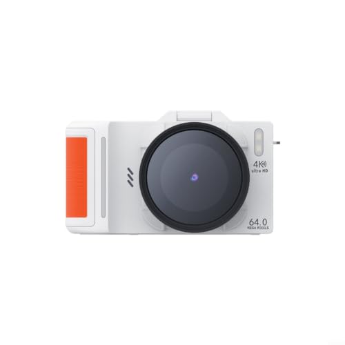 Cámara digital de 64MP con pantalla abatible de 180° para encuadres perfectos