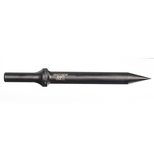 Image of Mayhew Tools 37326 Pneumatic .498 Shank Heavy-Duty Set, 4-Piece, Black Oxide Finish
