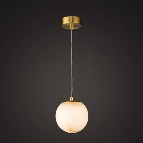 Suspension cuisine en marbre nordique pour illuminer votre îlot central avec élégance