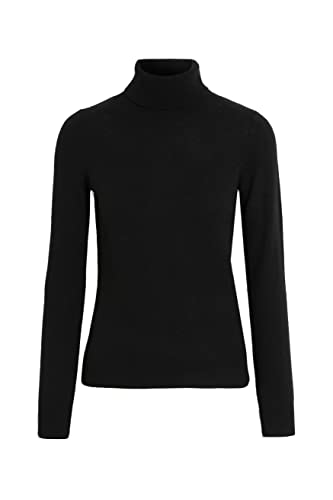 Karen Thomas 100% Pure Cashmere Turtleneck Sweater Women - Pullover, Slim Fit, Soft and Warm Long Sleeve Sweater