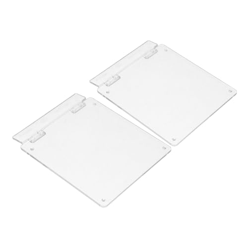 Gadpiparty Panel De Termostato De Aire Acondicionado (2 Unidades): Cubierta Protectora Transparente Para Sistemas Hvac - Protector De Interruptor De Plástico Tipo 86 Con Adhesivo Para El