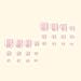 LPOODDNU French Tip Press on Toenails Short Square Pink Fake Toe Nails Summer False Toenails White French Tips Toe Nails Press ons Cute Toenails for Pedicure Decorations 24Pcs