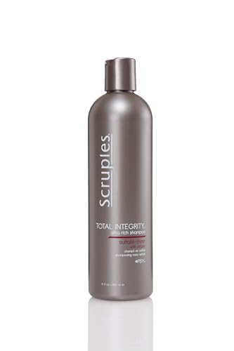 Scruples Total Integrity Shampoo - Professional Argan Oil Shampoo - Nourishes Chemically Treated Hair and Prolongs the Life of Hair Color - Ultra-Rich & Sulfate-Free Color Safe (12 oz)