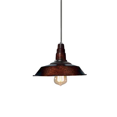 Lustre industriel pendentif antique en fer forgé pour grand hôtel