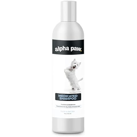 Dog Shampoo - Soothing Skin Support & Deep Deodorizing Formula for Dogs & Cats - Hot Spot Aid, Itch Relief & Dandruff Care - 16oz Cover