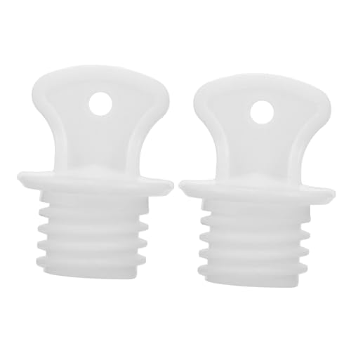 IWOWHERO 2pcs Hot Water Bottle Stopper Hot Water Bottle Cap Hot Water Bags Stopper Hot Water Bag Stoppers Hot Water Bag Lid Hot Water Bottles for Women Anti-Leak Plugs Rubber White