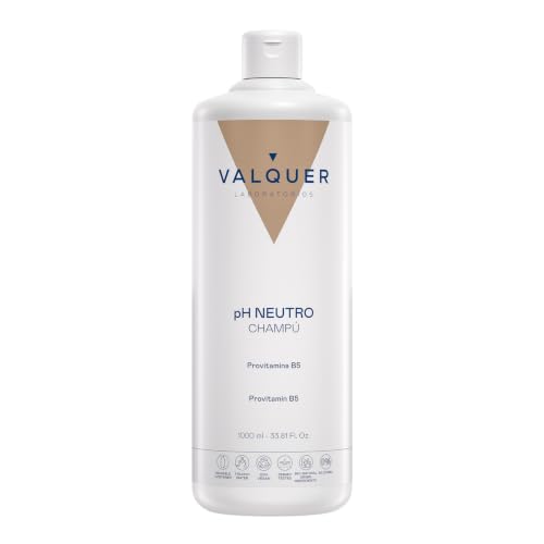 VALQUER Shampoing pH Neutre 1 Litre Hydratant au Panthénol,...