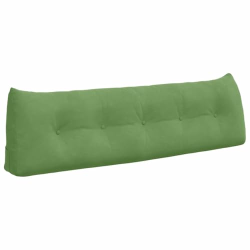 Coussin de lecture grand format en velours pour lit double 160cm - 3