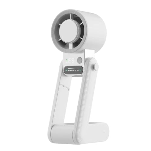 Ventilador de mano plegable con 199 velocidades para combatir el calor de verano 2