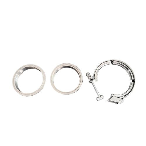 Brida de tubo de escape titanio de 45mm Vband macho hembra para coche de carreras 2