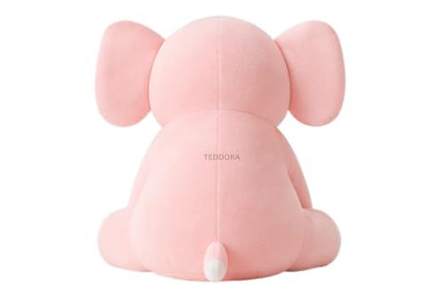 Image of Appu Ele Soft Toy for Girls Boys Kids, Pink, Elephant Animal Plush Stuffed Baby Teddy Gift Birthday, 25 cm
