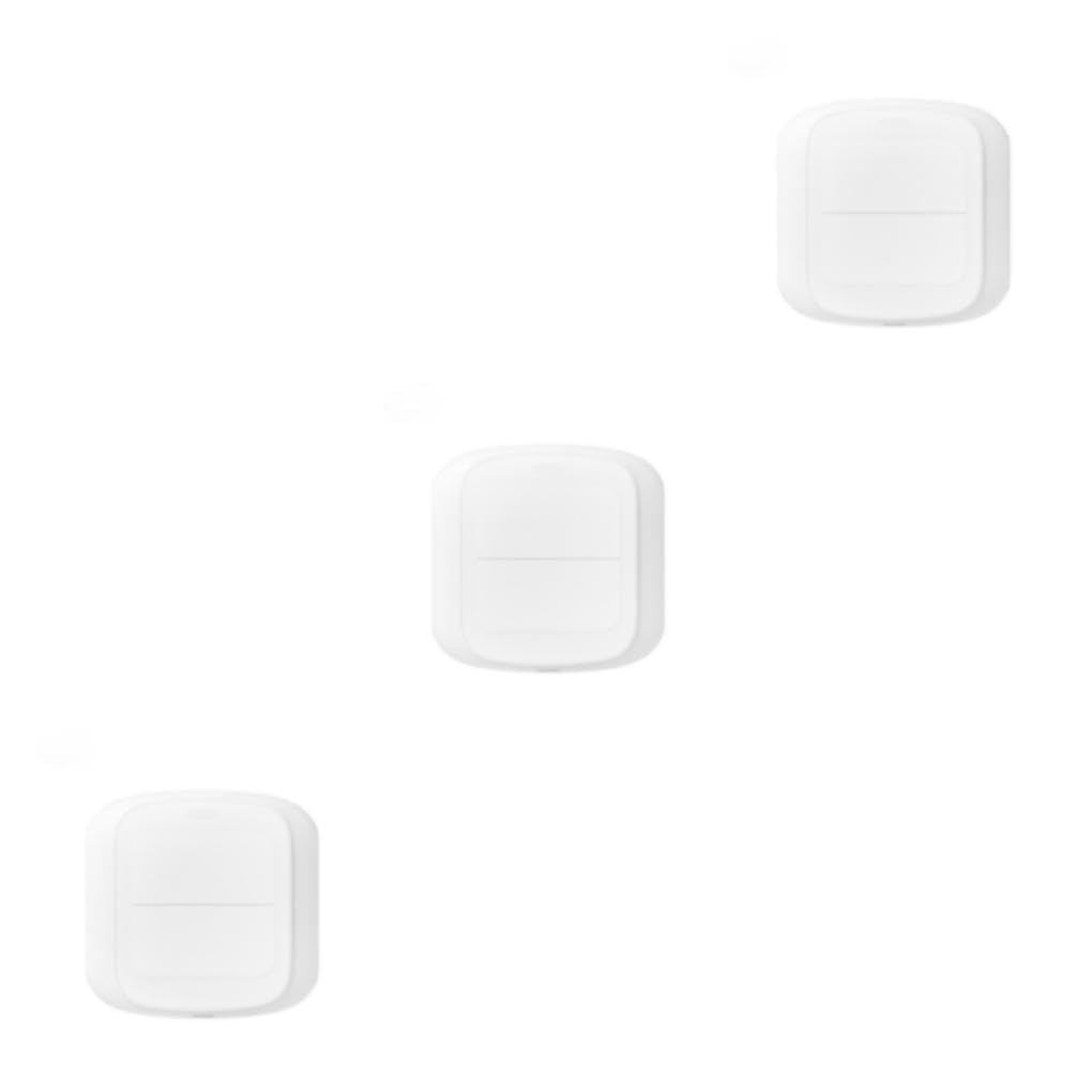 IOIUSKKU IOIUSKKU 3 Satz von Zigbee Wireless Schalter – Smart Home Automation mit Druckknopf, tragbarer Schalter, Druckknopf Szenenschalter, Push Tuya Smart WiFi, W lan 3Satz
