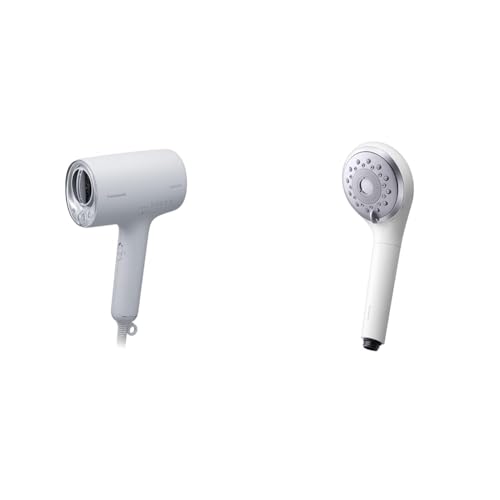 【美髪セット】パナソニック ヘアドライヤー ナノケア EH-NA0K-H + パナソニック ファインベール シャワーヘッド EH-SH50-W