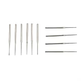 10 punte per trapano per vetro, per vetro, giada, ambra, piastrelle, porcellana, pietra vetrificata, con gambo da 2,35 mm e teste da 0,8 mm a 2,5 mm (10 pezzi da 1,0 mm)