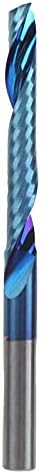 End Mill 4x28x55 Tungsten Steel Spiral Single Flute Cutter Straight Shank CNC Router Bit Fast and Accurate Milling