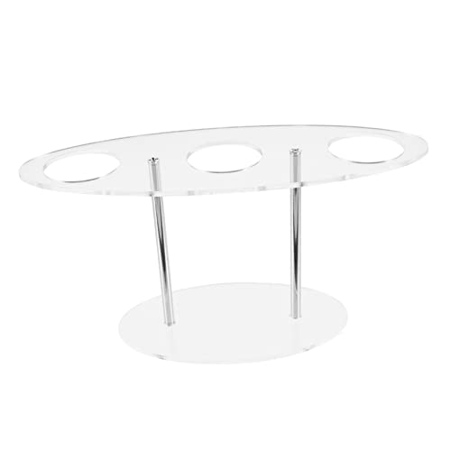 OUNONA Soporte de Cono Sushi de Acrílico Transparente Exhibidor DIY de Instalar Fiestas y Recepciones de Postres