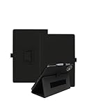 Schutzhülle aus Leder für Ulefone Tab A10 Pro 10,1 Zoll (10,1 Zoll), mit Ständer, stoßfestes & multifunktionales Design, Schwarz