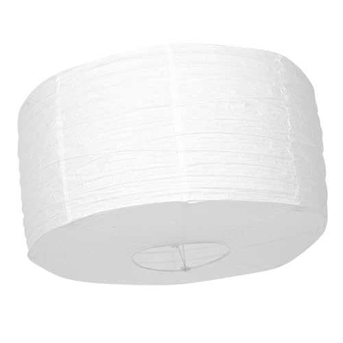 ETHZZLE ランプ シェード 楕円形 吊り下げ ランプ シェード 羊皮紙 和風 ランタン