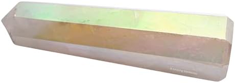 Amazing Gemstone Angel Aura Quartz Crystal Towers ~ Natural Healing Crystal Point Obelisk for Reiki Healing and Crystal Grid (3" to 4" INCH) — view 2