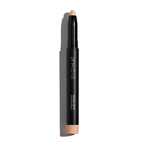 Sigma Beauty Eyeshadow Primer Base – Professional Grade Eye Primer Crayon w/Sleek Retractable Tip for Long-Lasting Makeup & All-Day Color Payoff, Prevents Creasing (Ignite, Light Caramel Matte)
