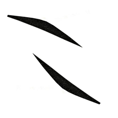 Adhesivo Decorativo Para Faro Delantero, Ceja, Fibra De Carbono, Para Párpados, Línea De Ojos, Guardabarros, Compatible Con Chevrolet Malibu Headlight Eyelid Covers(Frosted Flash Black)