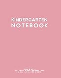 Kindergarten Notebook: Light Pink Softcover Primary Composition Journal