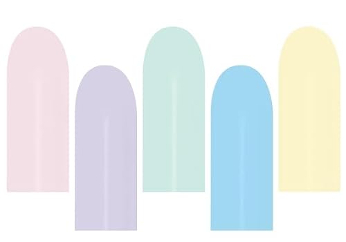 Pastel Matte Assortment Entertainer Balloon 260S - Nozzles up | 50 balloons