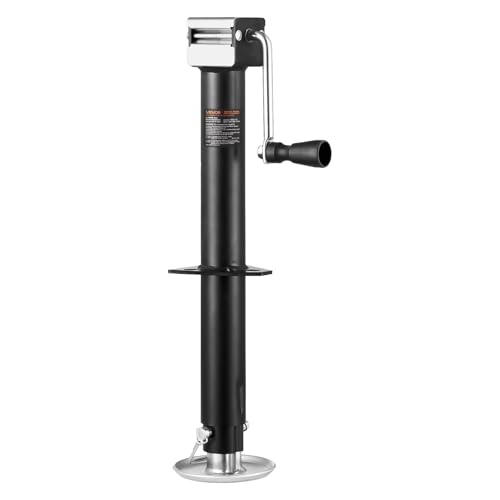 VEVOR 5000 lbs A-Frame Trailer Jack, 15' Vertical Travel, Adjustable Drop Leg, for Horse, Utility,...
