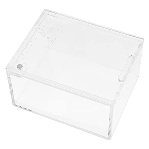 LIOOBO 爬虫類飼育ボックス 透明アクリル製 ペット用飼育ケース 簡単立 防逃げ設計 通気性良好で な爬虫類テラリウム