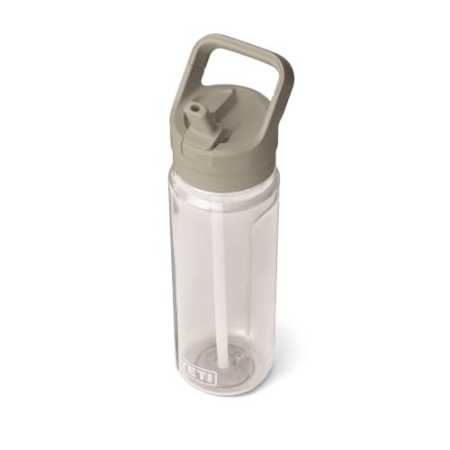 Image of YETI Yonder 750 ml /25 oz Water Bottle with Yonder Straw Cap, Cape Taupe