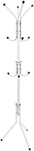 Cheerful Bargains 12 Branch Metal Coat Jacket Stand 175cm Floor Standing Hats & Bags Storage Rack