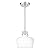 Emak Pendant Lights Kitchen Island with Milk Glass Shade, Modern 8 Inch Brushed Nickel Pendant Light Hanging Lights for Kitchen Island, Dining Room, Bathroom, Bedroom, PL122-BN-ML