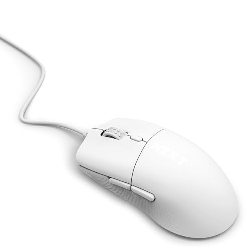 Lift 2 Ergo | Mouse gaming con cavo leggero ed ergonomico | Design leggero 61 g | Polling rate 8K | Switch ottici | Sensore ottico 26K DPI | Piedini 100% PTFE | Bianco - Mouse gaming - Immagine 3