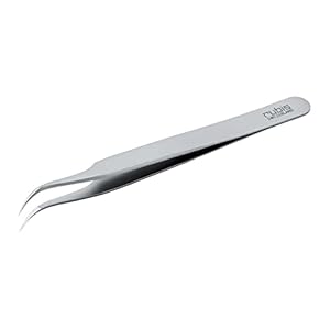 neoLab 2-0218 Edelstahl Laborpinzette Gebogen