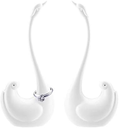 Elenxs Swan Elephant Ring Holder Jewelry Display Stand Rack Necklace Desk Decorative Organizer