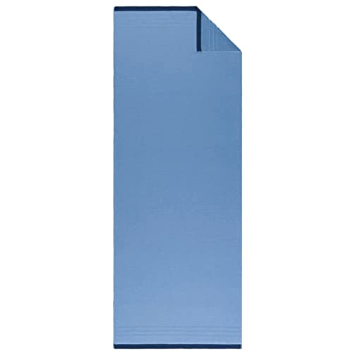 Egeria Saunatuch Dori 75x200cm 420g/m² Blau Einfarbig Uni Baumwolle