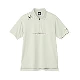 [カンタベリー] ポロシャツ R+ FLEXCOOL CONTROL ZIP POLO メンズ アッシュグレー 3L